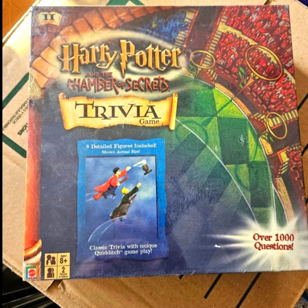 Vintage 2002 Harry Potter And The Chamber Of Secrets Trivia Game